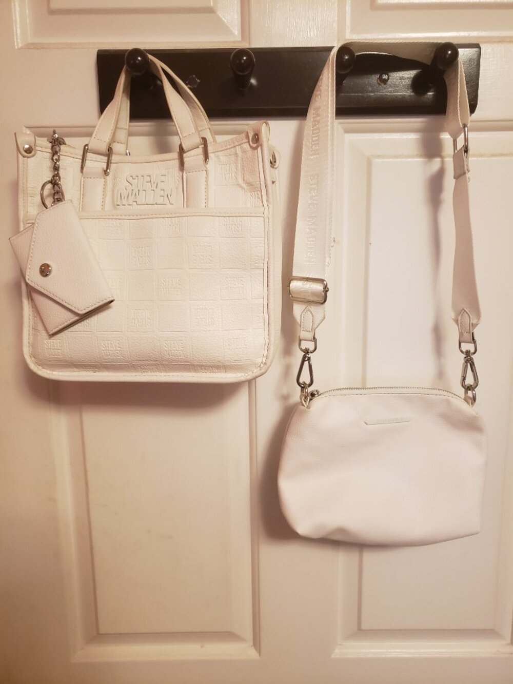 Steve Madden Square Satchel with small crossbody bagcard holder